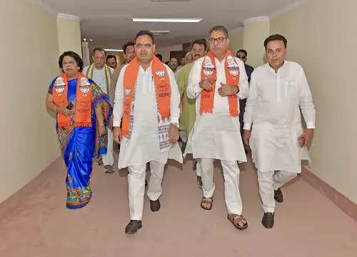 राज्यसभा चुनाव: डॉ. सतीश पूनिया और डॉ. अलका गुर्जर ने भरा नामांकन