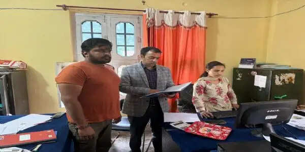 एसडीएम बनी ने सीडीपीओ कार्यालय का किया औचक निरीक्षण