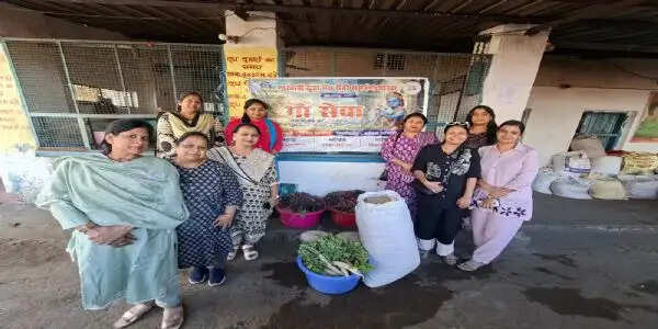 मारवाड़ी युवा मंच रांची समर्पण शाखा ने की गौ सेवा