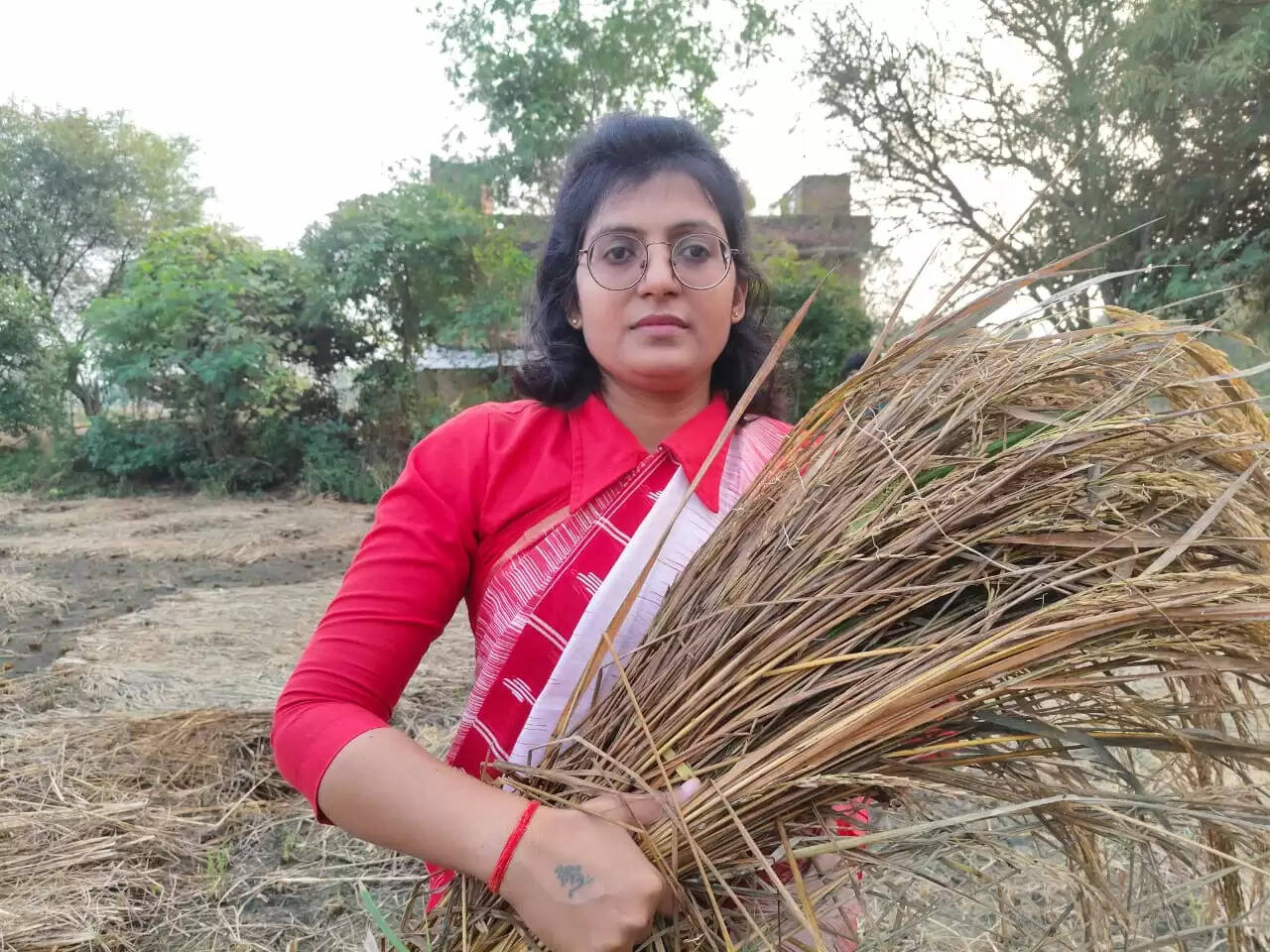 असमय बारिश से बांदा सहित बुंदेलखंड में 80 फीसदी धान की फसल चौपट