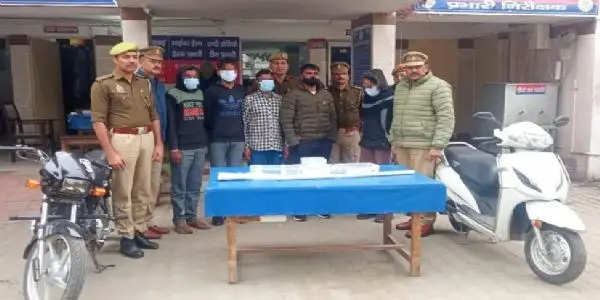 सुपारी लेकर हत्या करने पहुंचे बदमाशों को पुलिस ने दबोचा