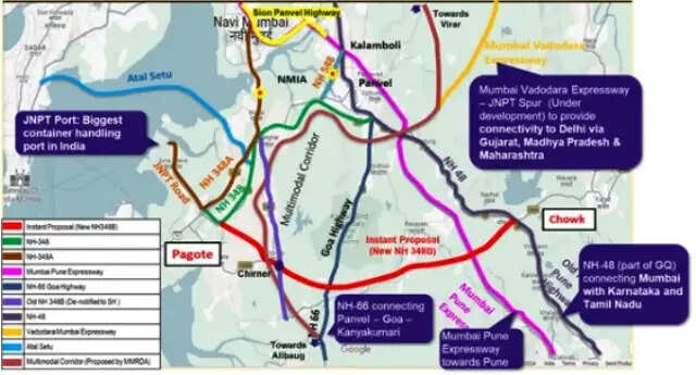 (कैबिनेट) जेएनपीए से कनेक्टिविटी के लिए 6 लेन ग्रीनफील्ड हाइवे के निर्माण को मंजूरी