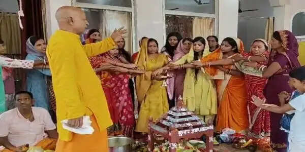 मुजफ्फरपुर में अनंत चतुर्दशी को विधि-विधान से की गई भगवान विष्णु की पूजा
