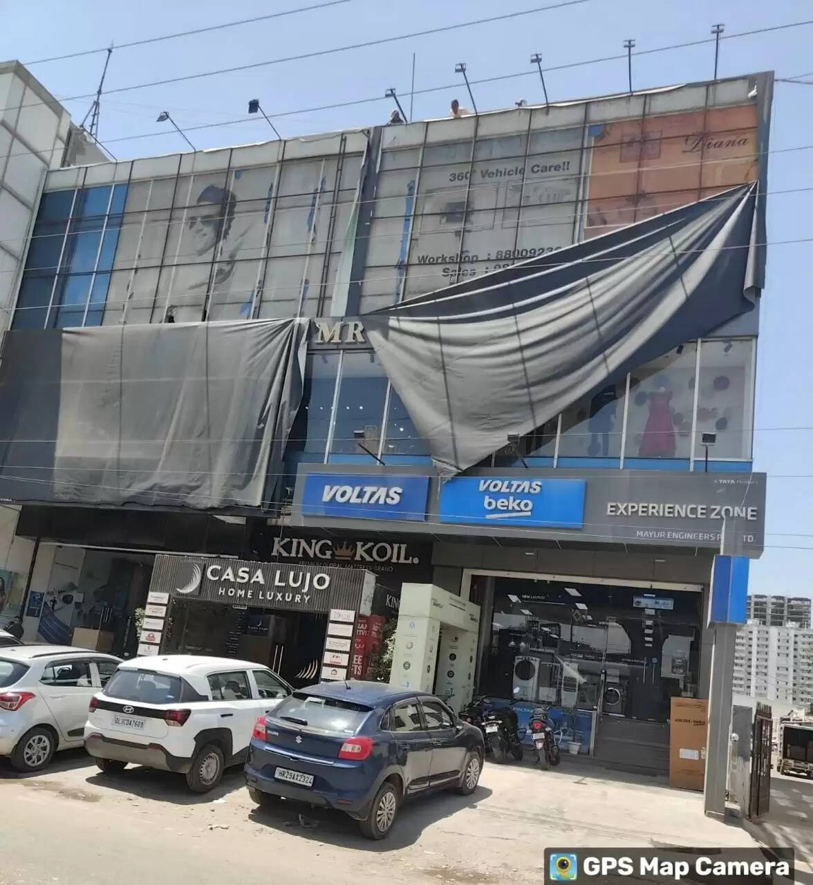 फरीदाबाद : छत पर विज्ञापन बोर्ड लगाने वालों पर निगम का शिकंजा