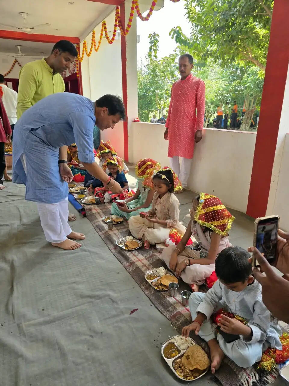 एसएसबी प्रशिक्षण केंद्र में श्रद्धा के साथ हुई नवरात्रि पूजा-अर्चना और हवन