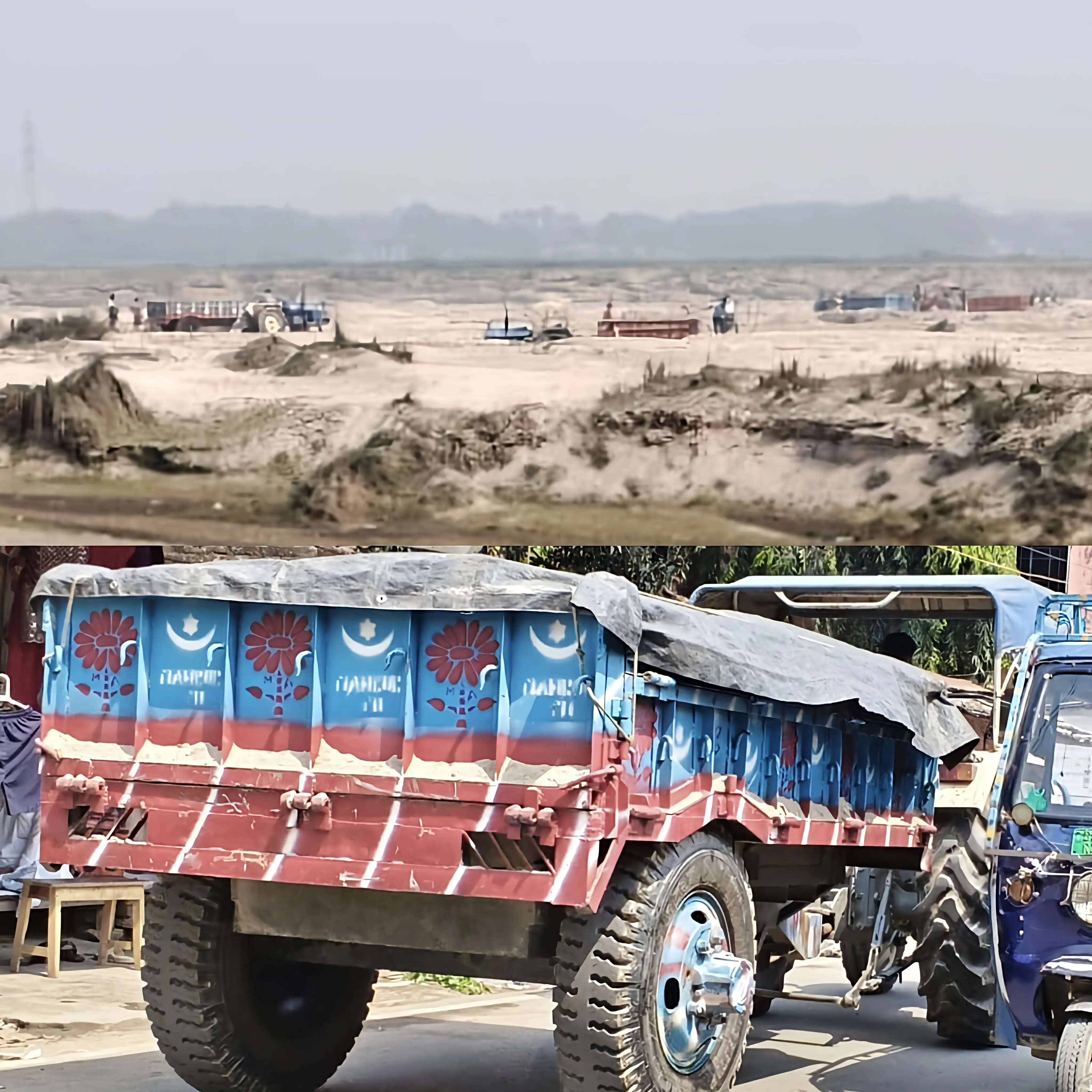 बूढ़ी कनकई से अवैध बालू खनन, जांच का विषय बना मामला