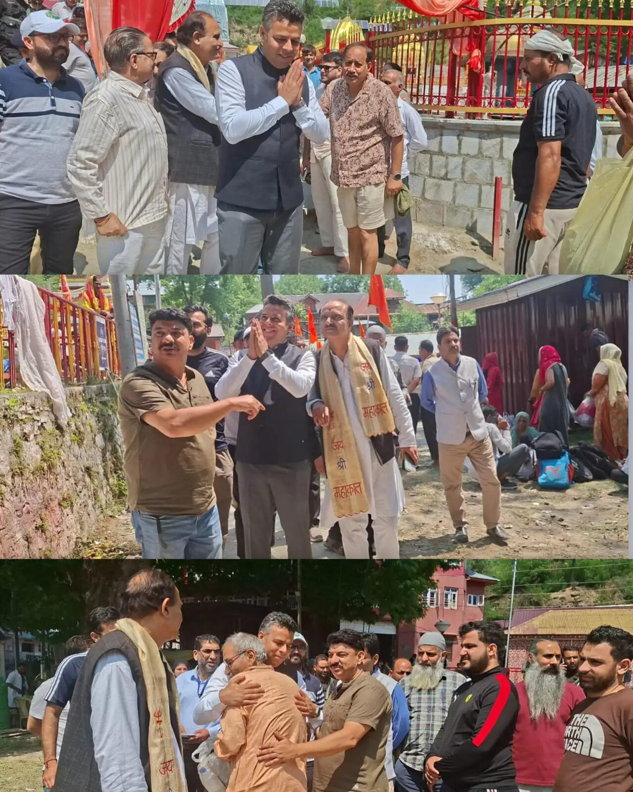 अनंतनाग के उपायुक्त ने मट्टन में चल रहे पवित्र अधिकमास कुंभ में लिया भाग