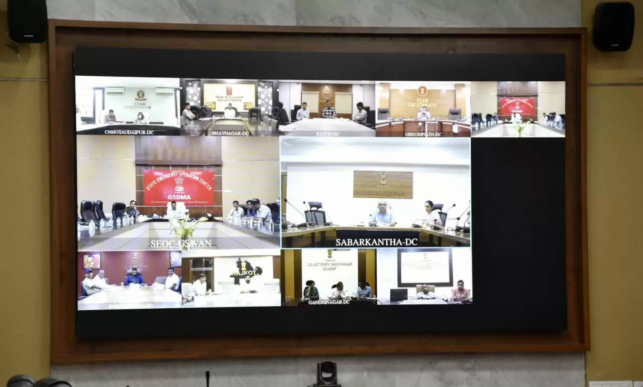 गुजरात में दो दिवसीय अत्यंत भारी बारिश की चेतावनी