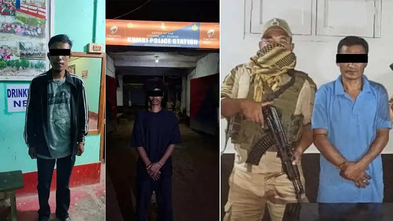 मणिपुर में वसूली के मामलों में तीन उग्रवादी कैडर गिरफ्तार