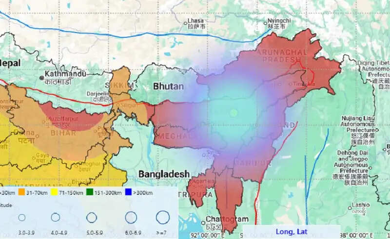 असम और मणिपुर में दो बार डोली धरती, 4.5 तीव्रता का सबसे तेज भूकंप नगांव में आया
