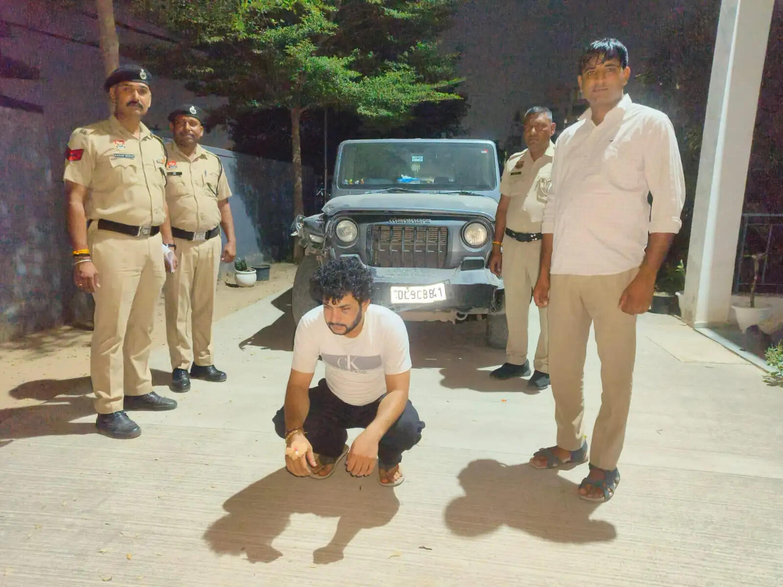 गुरुग्राम: कैब में टक्कर मारने वाला नशे में धुत थार चालक गिरफ्तार