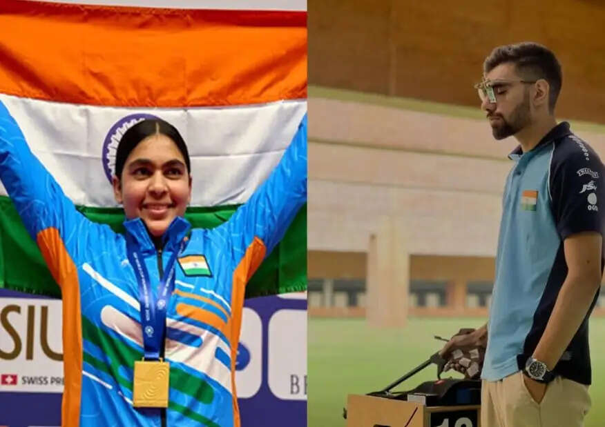 एशियाई खेल: सुरुचि-कमलजीत ने 10 मीटर एयर पिस्टल मिश्रित टीम में जीता स्वर्ण, बनाया एशियाई रिकॉर्ड