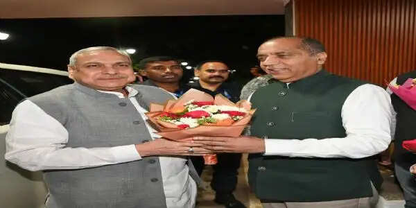 भाजपा राष्ट्रीय उपाध्यक्ष सौदान सिंह का मंडी पहुंचने पर कार्यकर्ताओं ने किया भव्य स्वागत