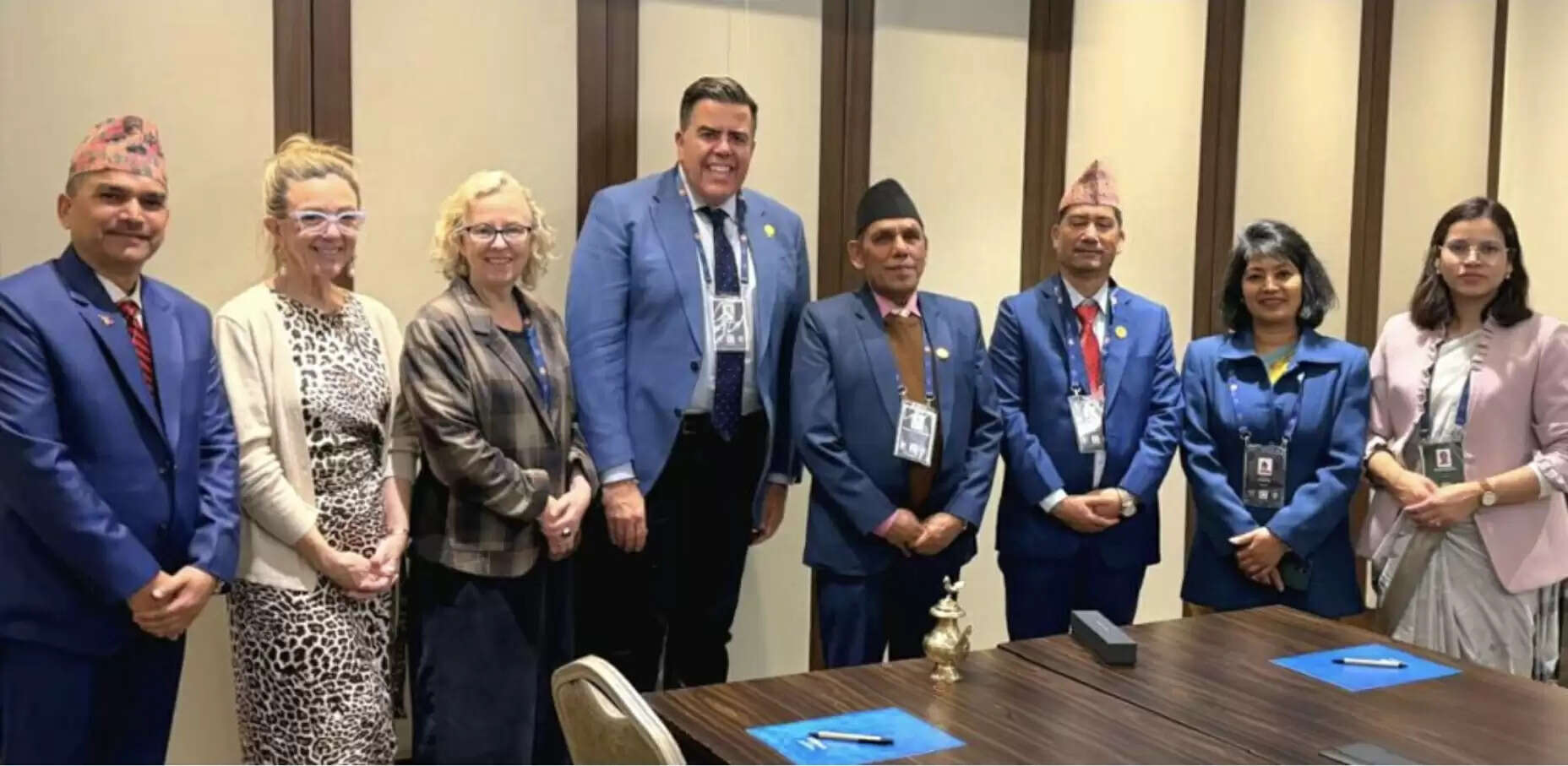 नेपाली संसद के उच्च सदन अध्यक्ष की इस्तांबुल में ऑस्ट्रेलियन स्पीकर से हुई मुलाकात