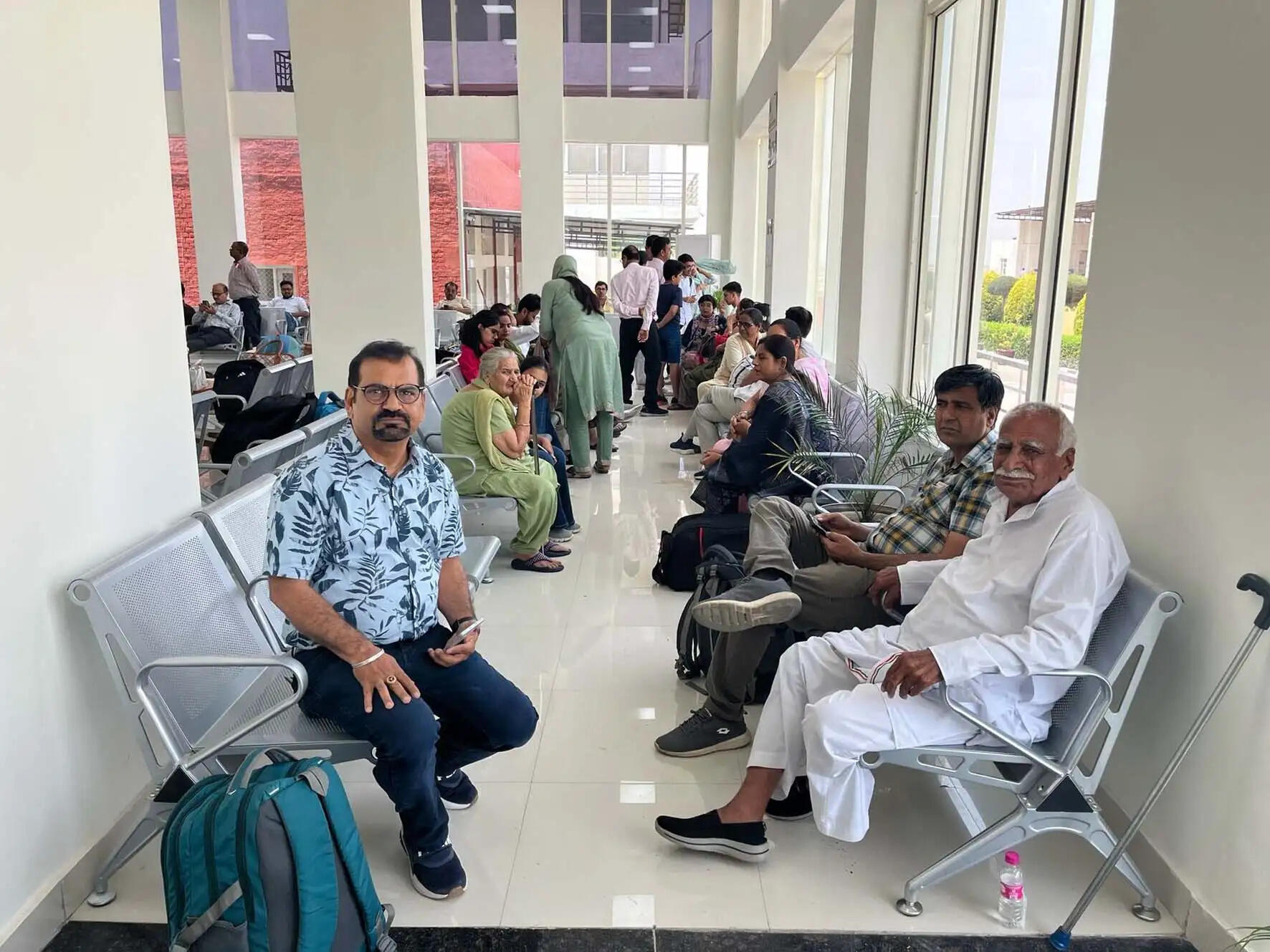 हिसार एयरपोर्ट पर लेट हुई फ्लाइट, ढाई घंटे देरी से अयोध्या के लिए भरी उड़ान