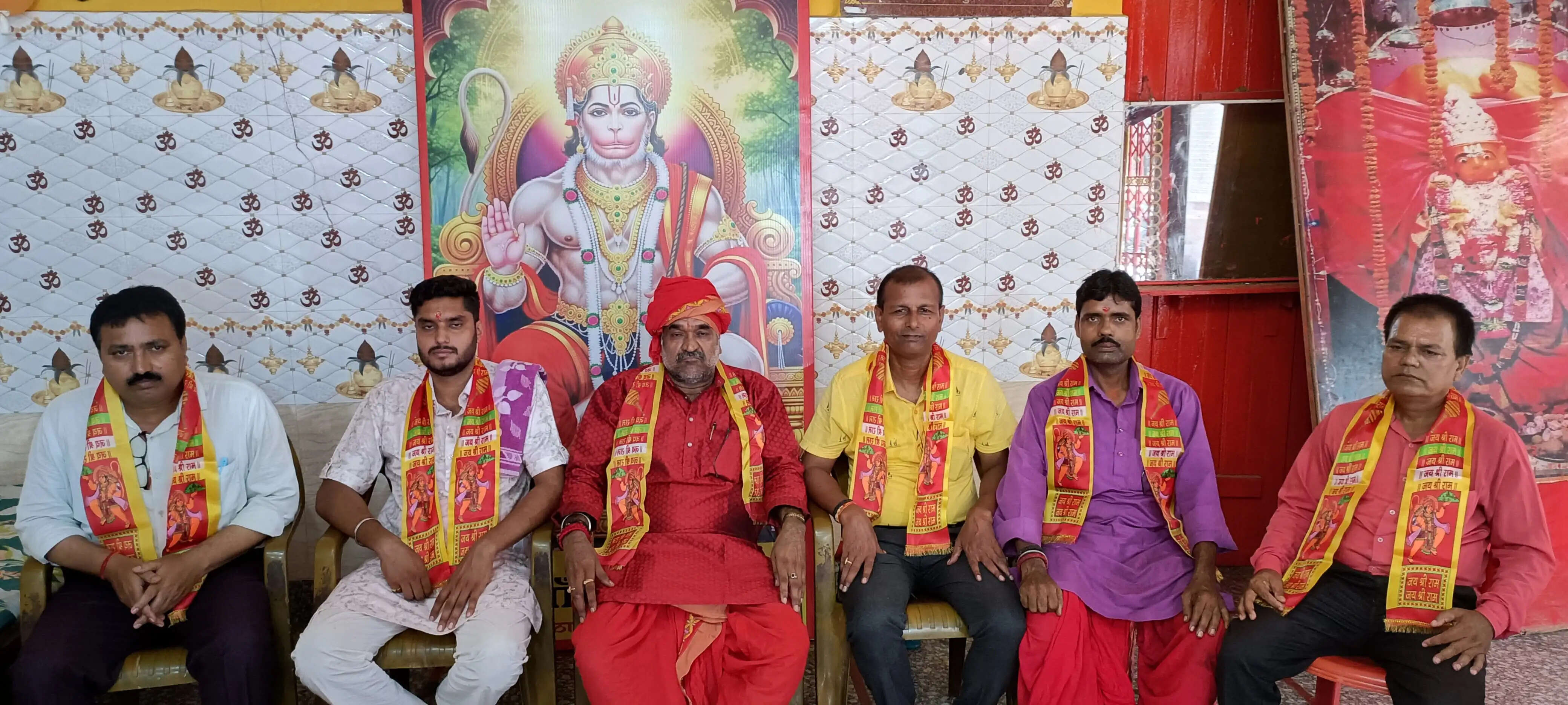 फारबिसगंज में महावीरी झंडा के सफल समापन पर मंदिर के महंत ने समस्त सनातन समाज का जताया आभार