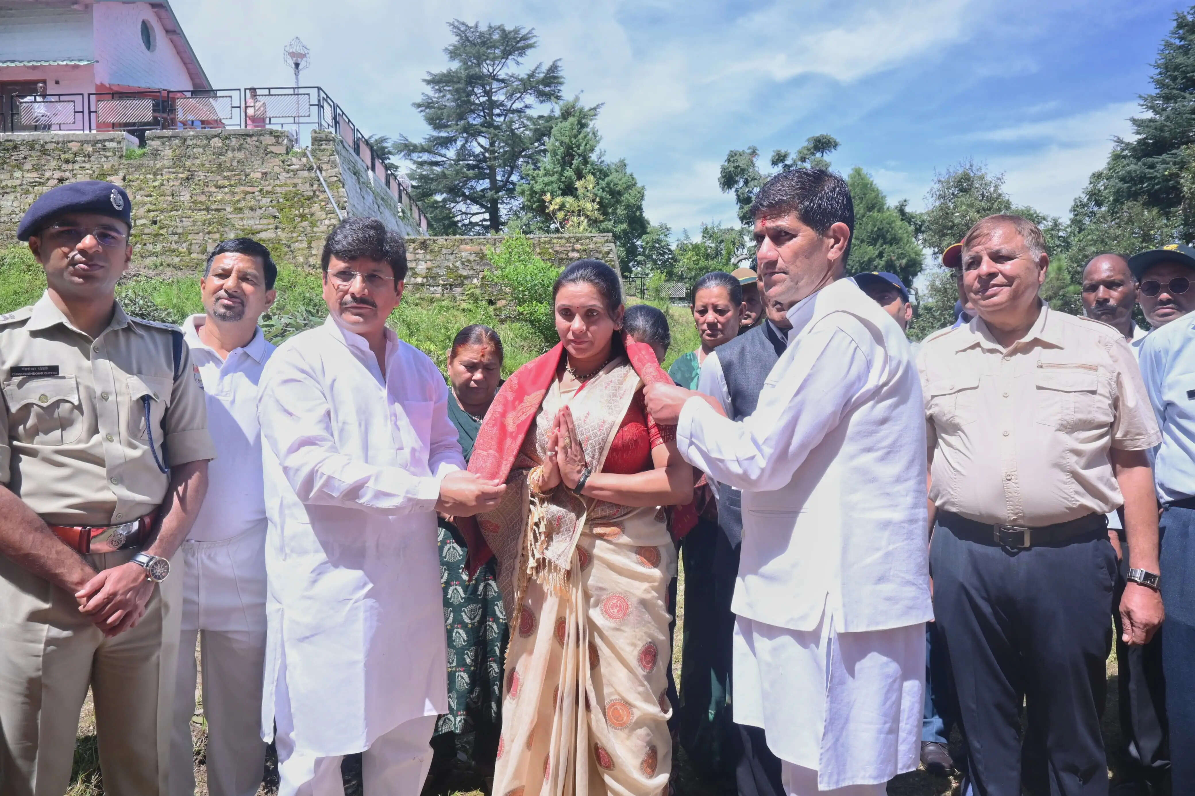 कारगिल के बलिदानियों को दी श्रद्धांजलि