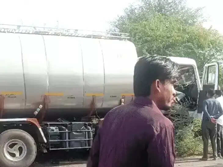 सडक़ हादसे में मिठाई व्यवसायी की मौत, टैंकर चालक फरार
