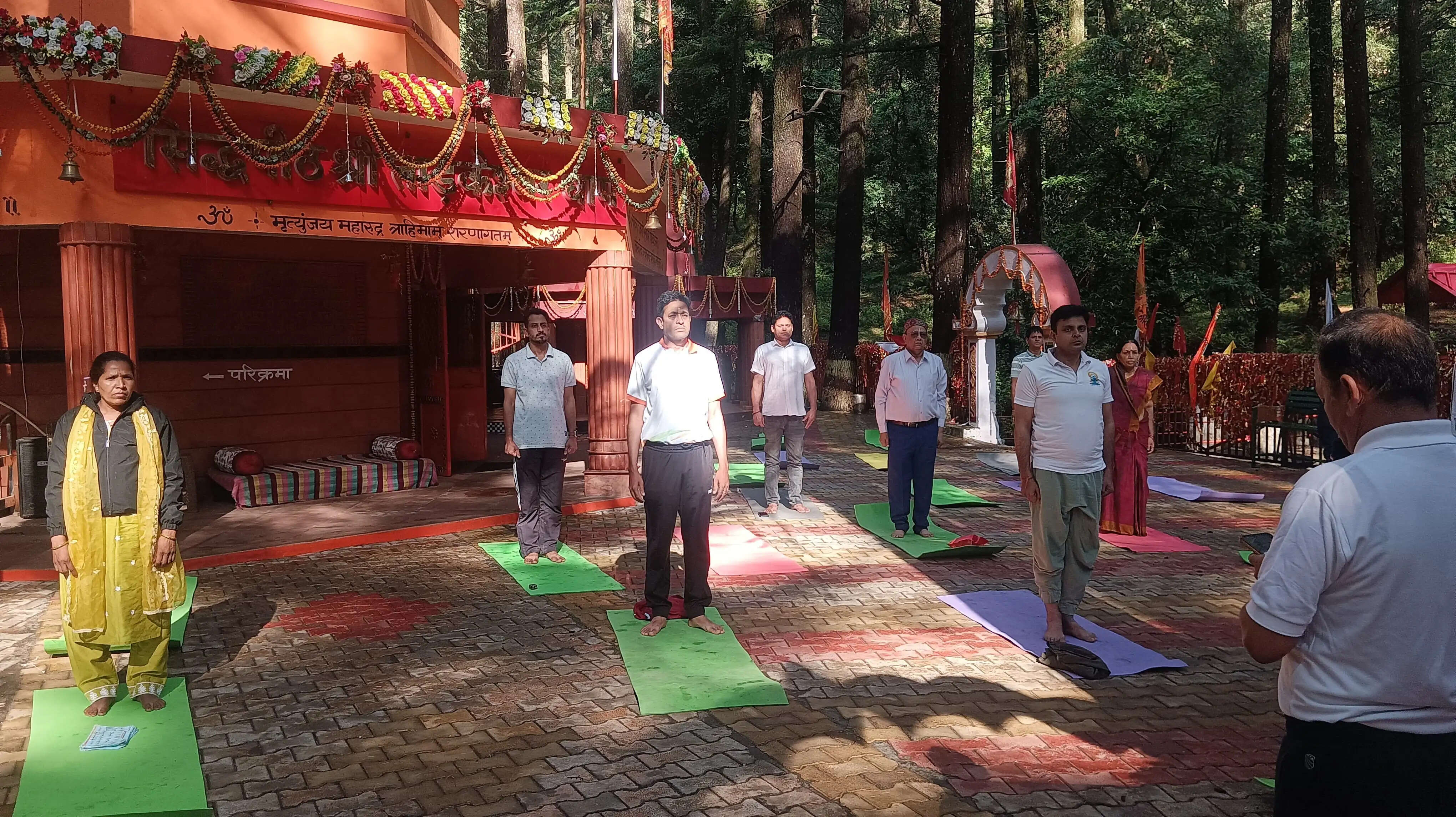 ताड़केश्वर धाम में हरित योग से दिया स्वास्थ्य और पर्यावरण संरक्षण का संदेश