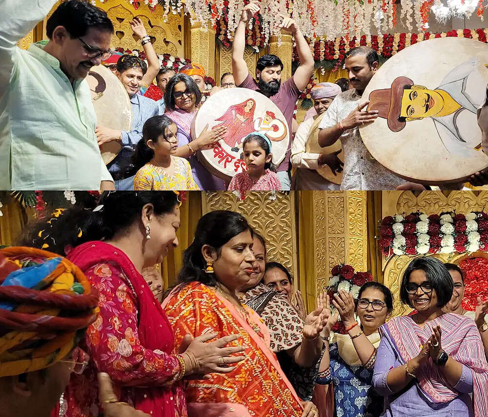 कलेक्टर ने चंग पर लगाई थाप, पुष्पों की होली खेल दी बधाई