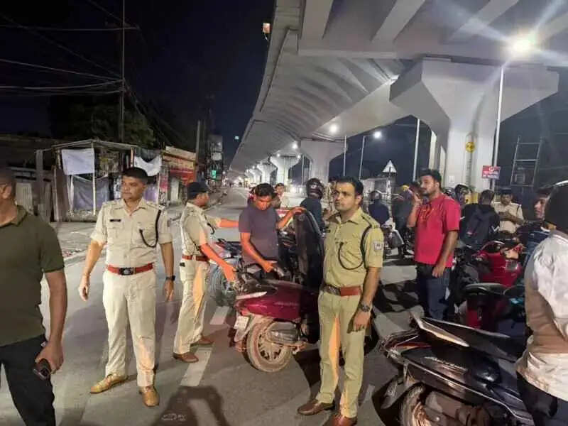 रांची में चलाया गया एंटी-क्राइम चेकिंग अभियान