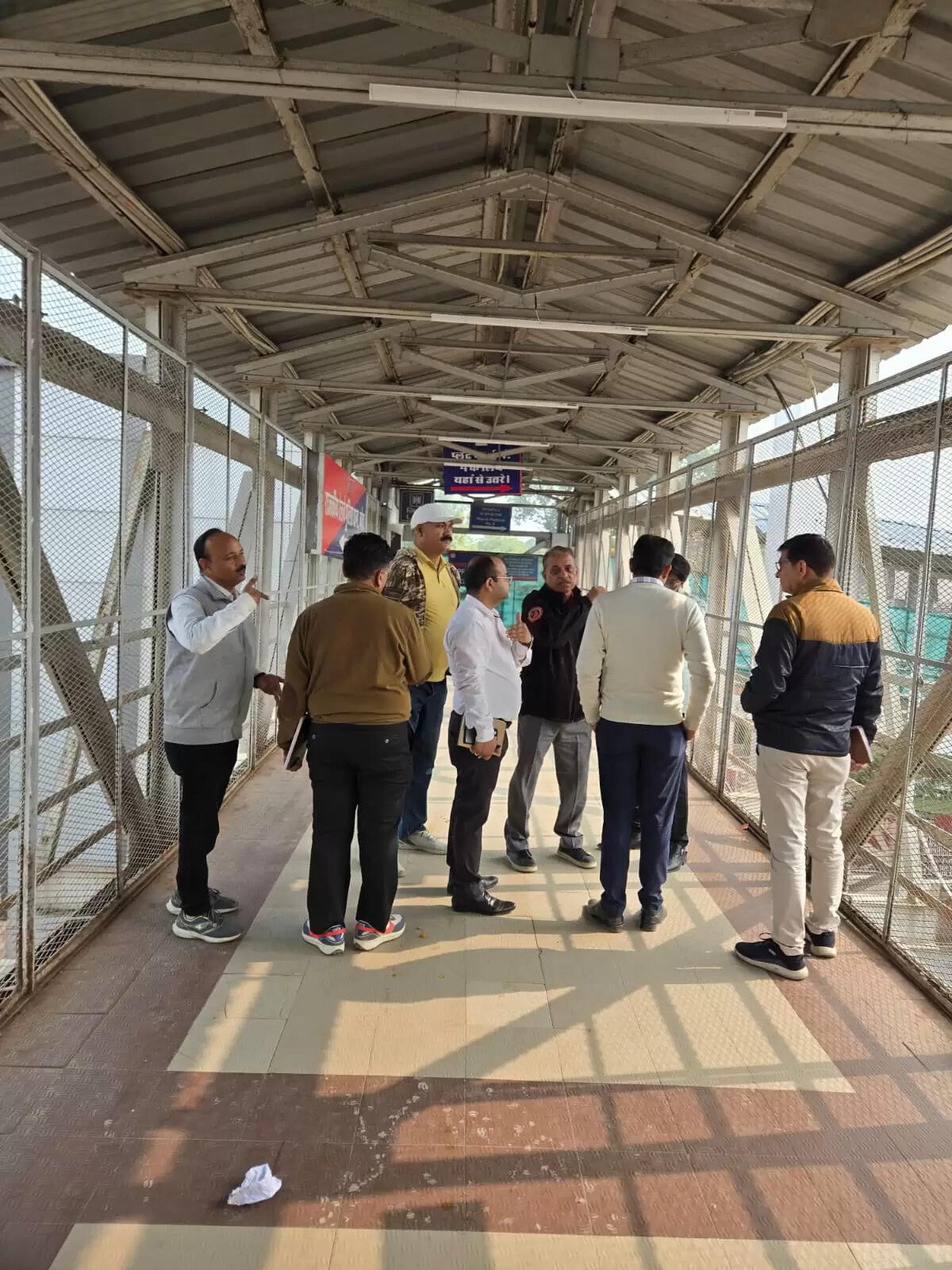 कोटा स्टेशन पर भीड़ प्रबंधन के लिए ड्रोन सर्वेक्षण