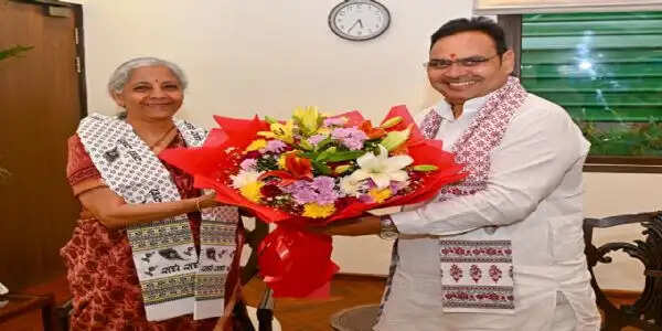 मुख्यमंत्री भजनलाल शर्मा ने नई दिल्ली में केन्द्रीय वित्त मंत्री निर्मला सीतारमण से की भेंट