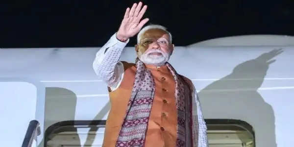 Indian Prime Minister Modi leaves for New Delhi from Guyana