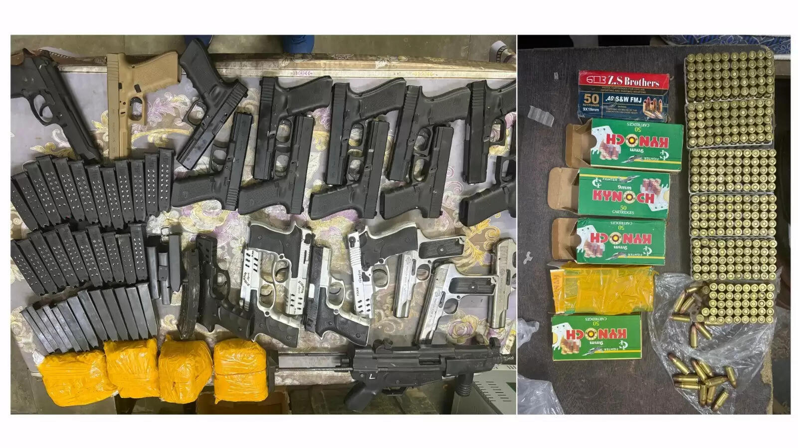 भारत-पाकिस्तान सीमा पर घुसपैठ नाकाम, हथियारों का जखीरा बरामद