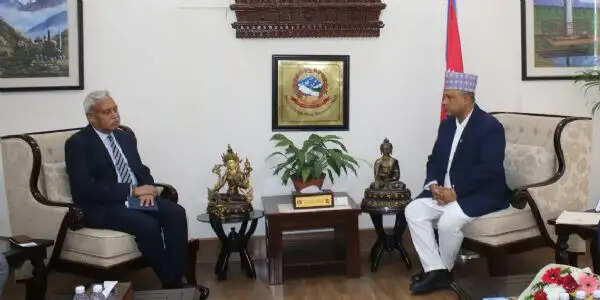 भारतीय राजदूत ने नेपाल के विदेश मंत्री से की द्विपक्षीय सहयोग पर चर्चा