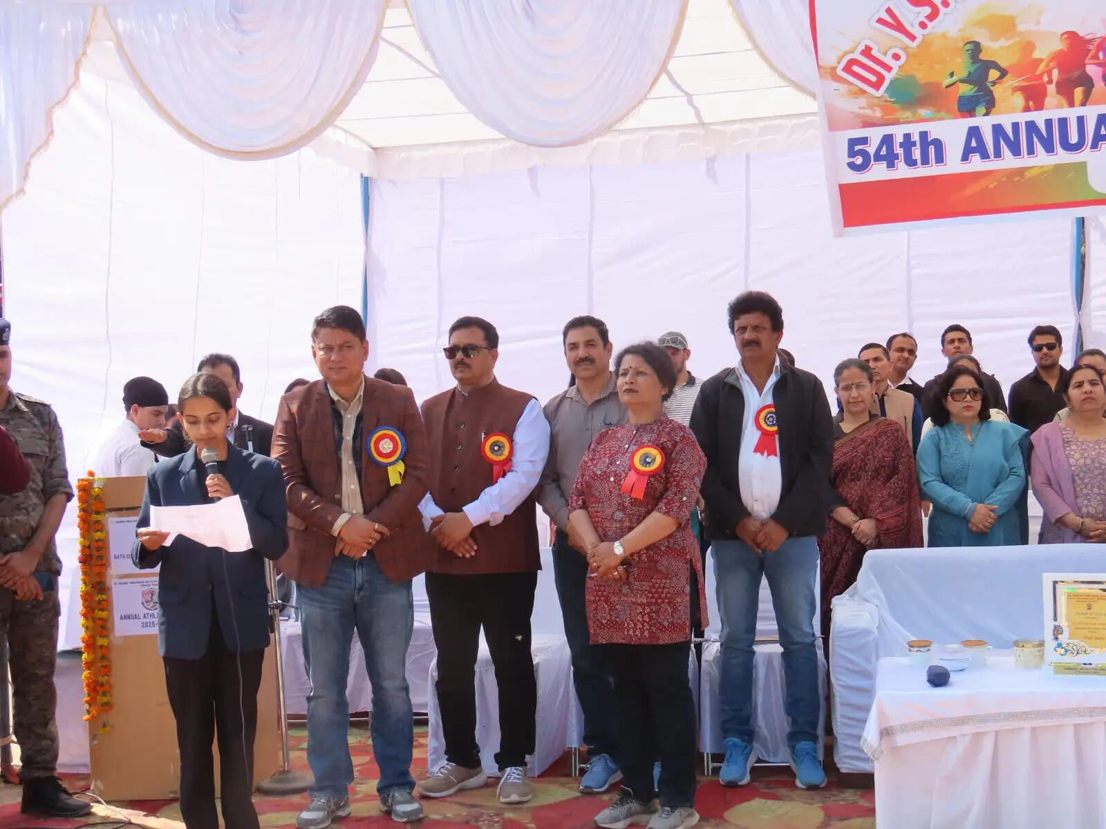 नाहन पीजी कॉलेज की 54वीं वार्षिक एथलेटिक्स मीट में 250 खिलाड़ियों ने दिखाया दमखम