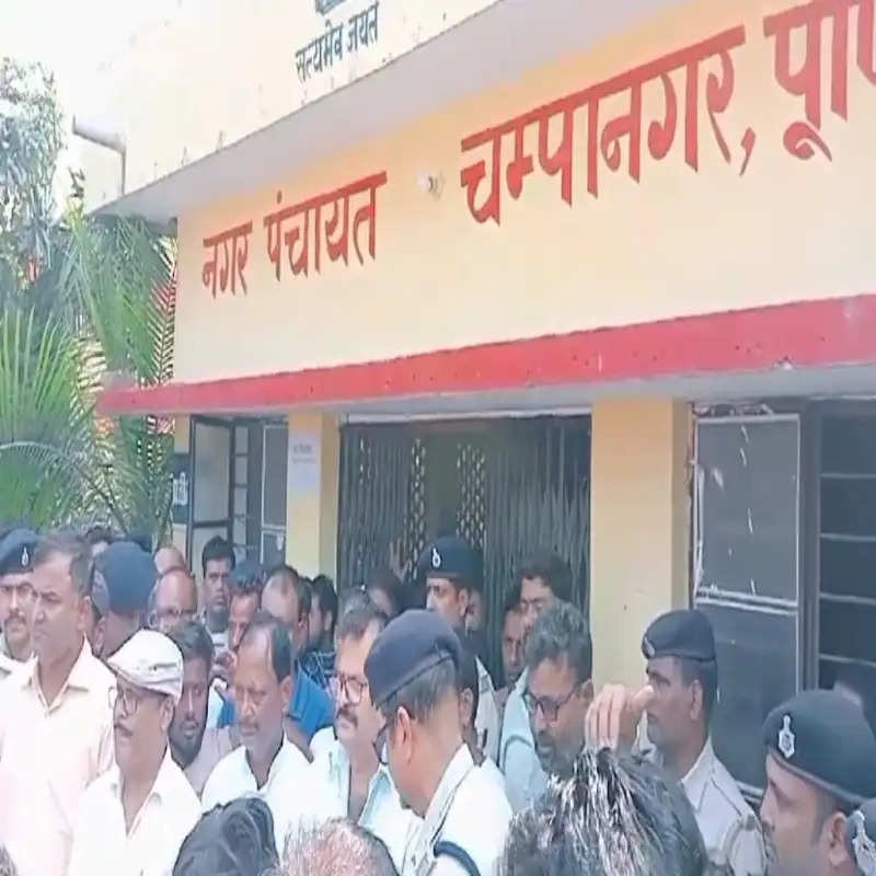 चंपानगर में इजरायल फिलिस्तीन मामले को लेकर तनावपुलिस ने संभाला मोर्चा