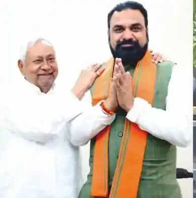मंत्रिमंडल विस्तार के बाद नीतीश कुमार से मिल मुख्यमंत्री सम्राट चाैधरी