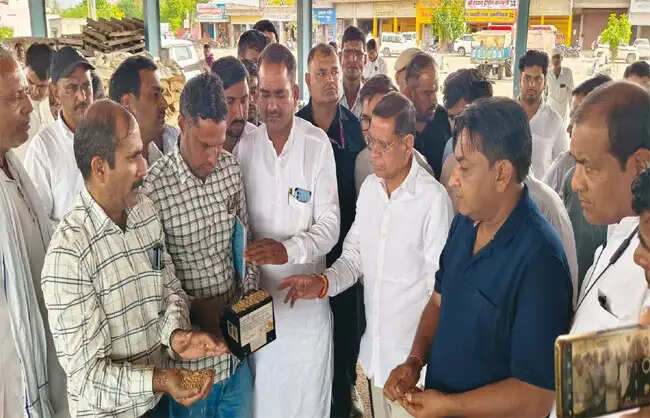 रेवाड़ीः किसानों की फसल का एक-एक दाना खरीदा जाएगाः राजेश नागर