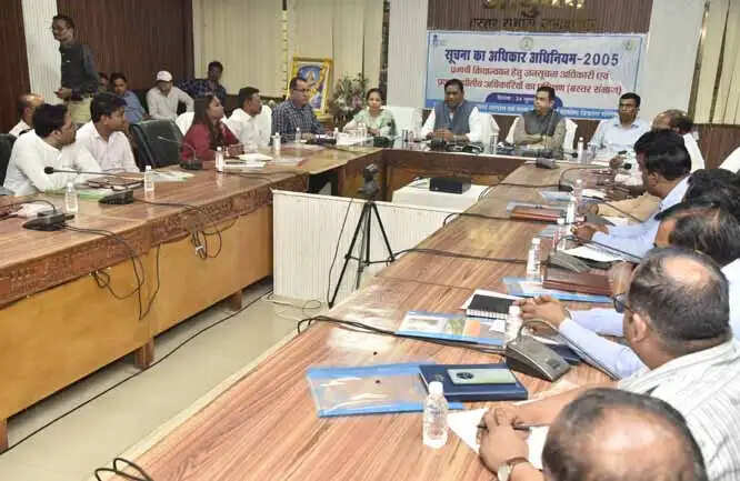 सूचना के अधिकार के प्रभावी क्रियान्वयन पर संभाग स्तरीय प्रशिक्षण सह कार्यशाला आयोजित