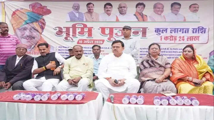 ग्वालियरः ऊर्जा मंत्री तोमर ने 2.56 करोड रुपये से अधिक के विकास कार्यों का किया भूमि पूजन