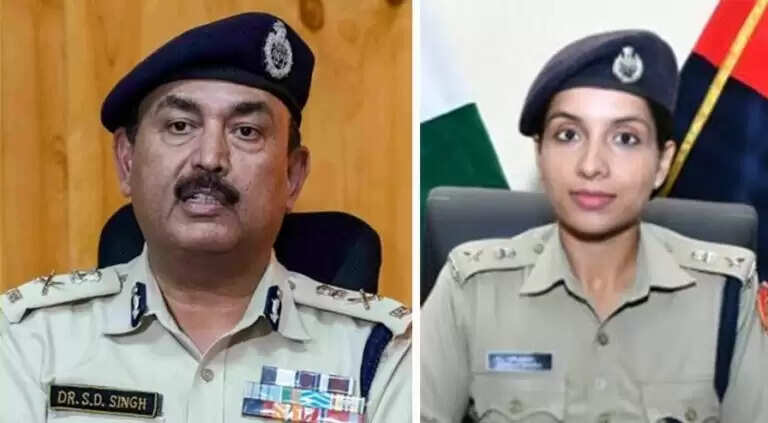 डीजीपी लद्दाख डॉ. एसडी सिंह जामवाल, एसपी श्रुति अरोड़ा को नई पोस्टिंग के लिए कार्यमुक्त किया गया