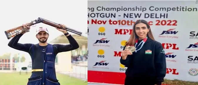 एशियाई खेल : अनंतजीत-परिनाज की जोड़ी ने मिश्रित टीम स्कीट में जीता कांस्य