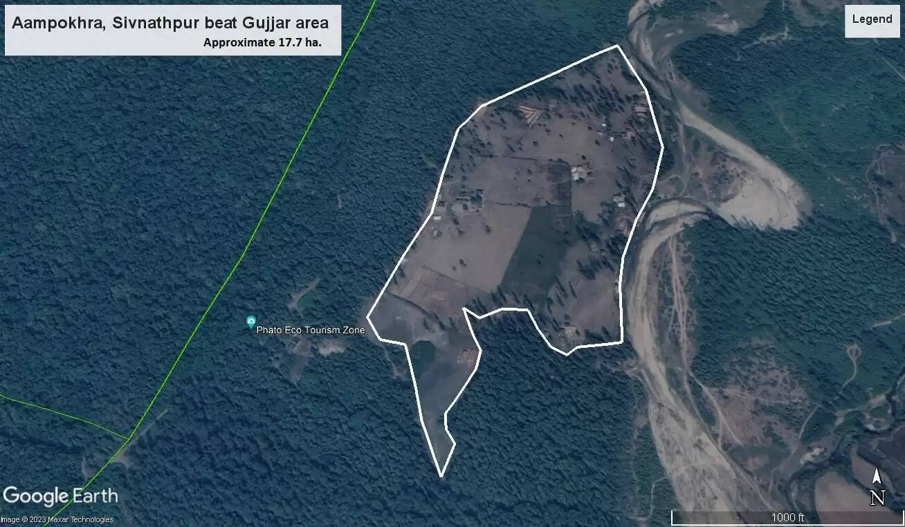 उत्तराखंड के जंगलों में मुस्लिम वन गुर्जरों का अवैध कब्जा, सेटेलाइट से सामने आई तस्वीर