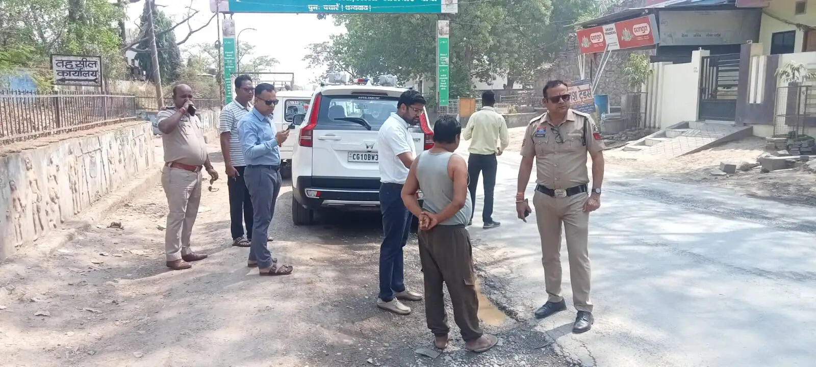 जांजगीर-चांपा में सड़क हादसों की रोकथाम के लिए संयुक्त निरीक्षण, ब्लैक स्पॉट पर होगा सुधार कार्य