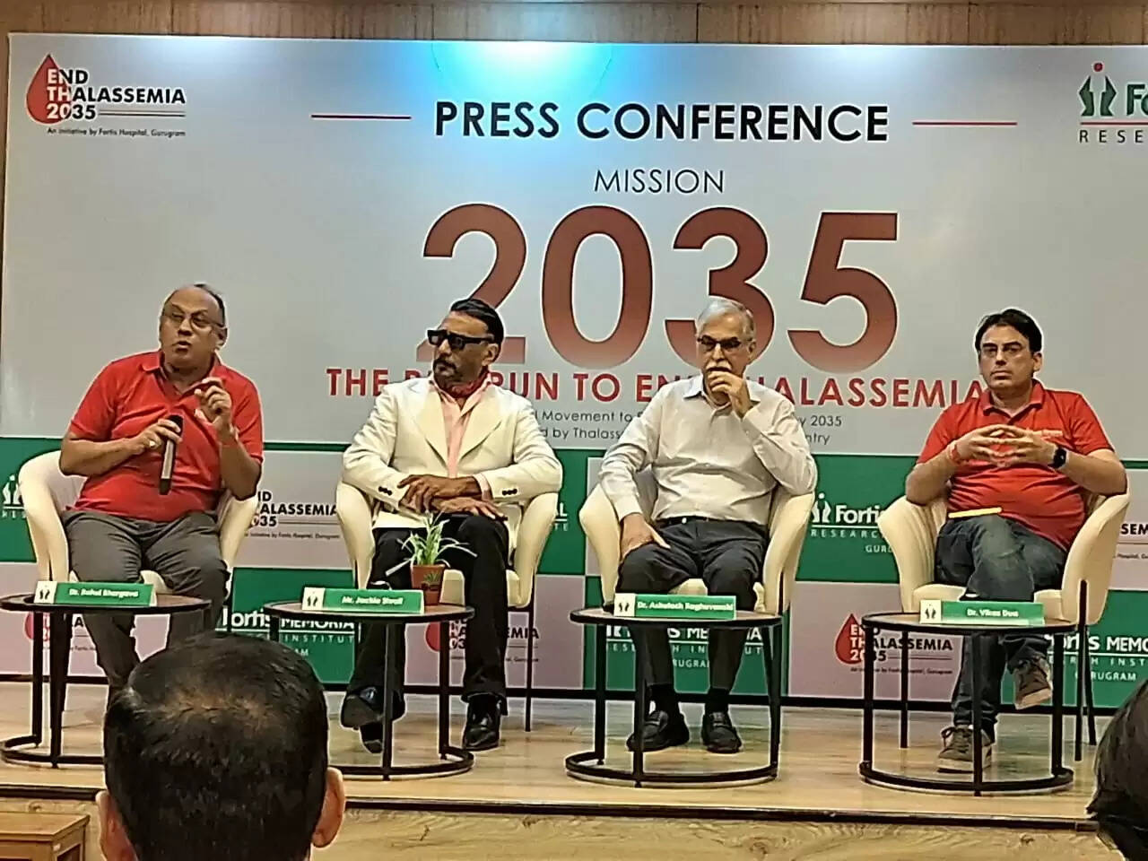 थैलेसीमिया उन्मूलन अभियान में शामिल हुए अभिनेता जैकी श्रॉफ