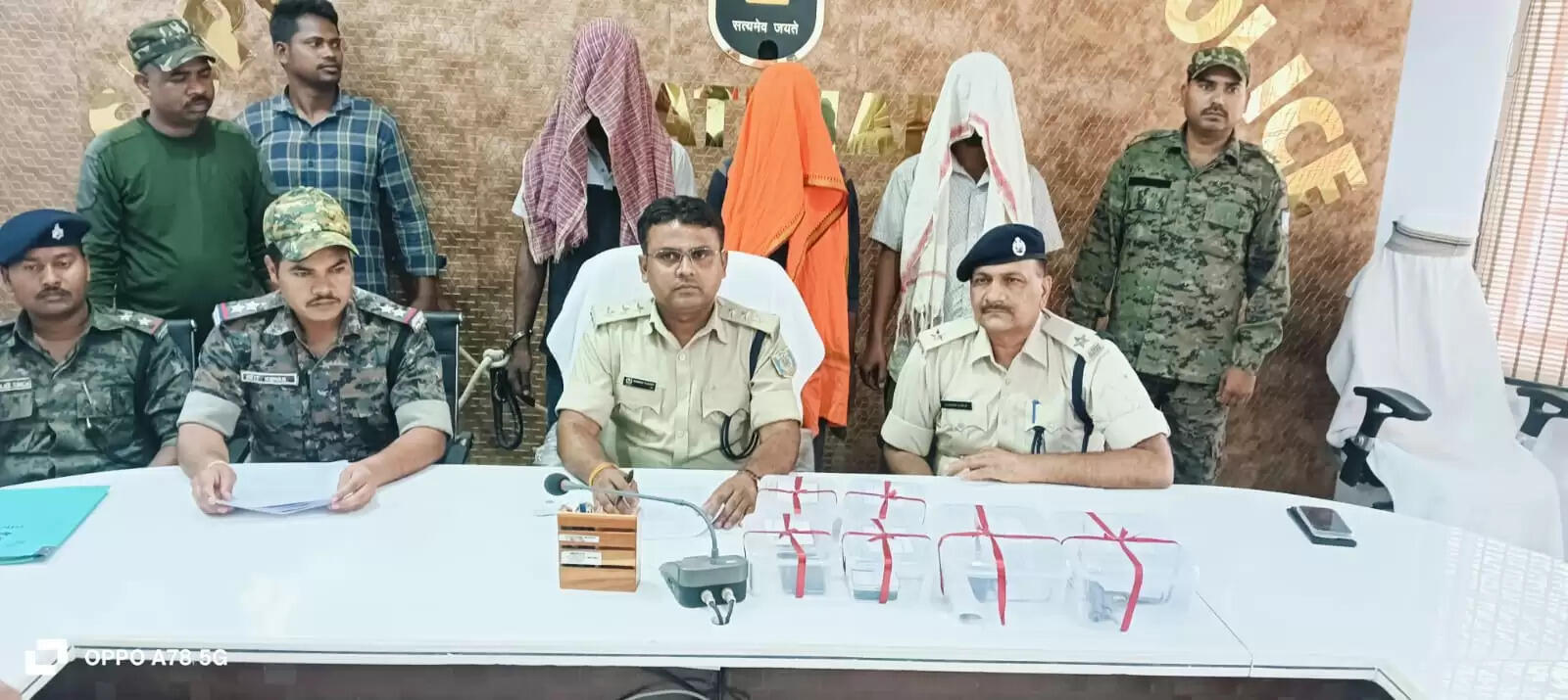 हथियार के साथ तीन नक्सली गिरफ्तार