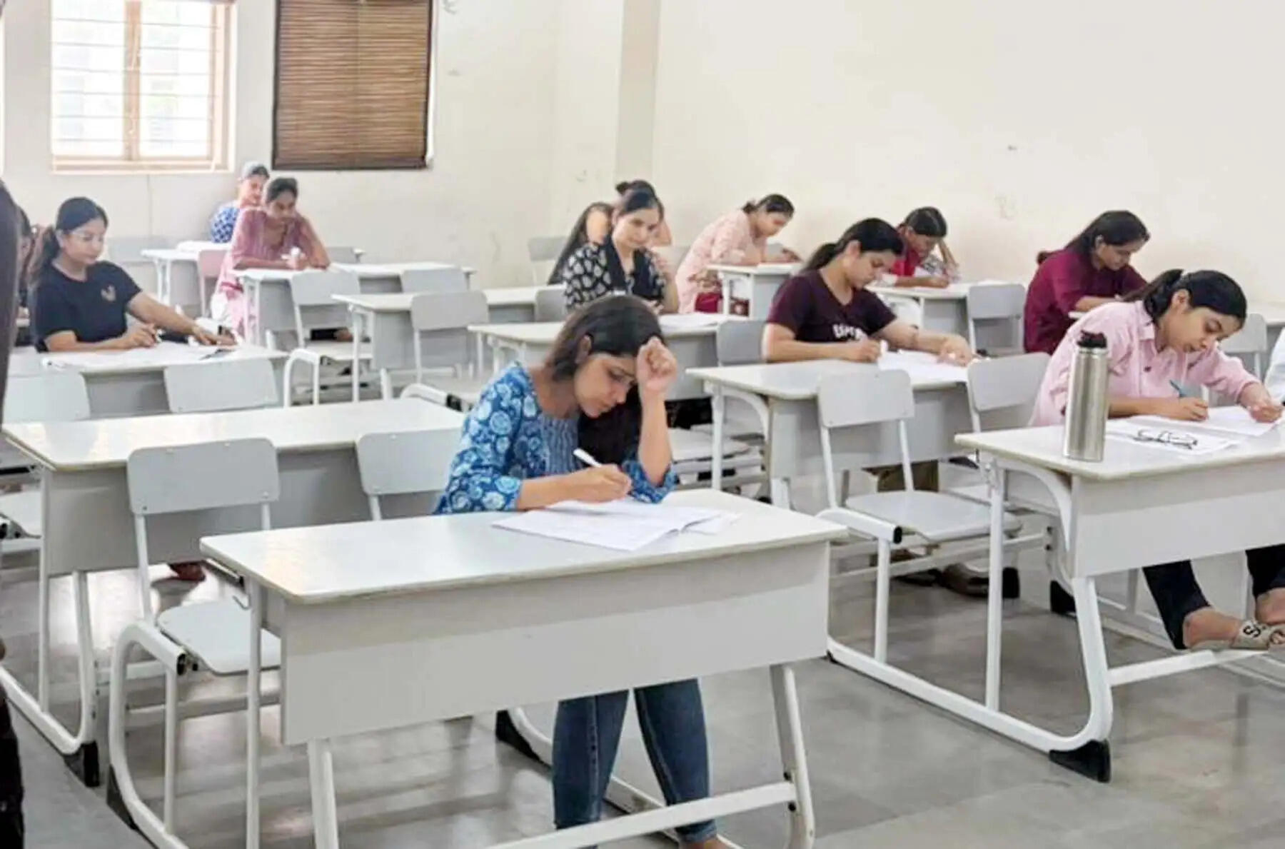 गुरुग्राम: टीजीटी में चार हजार तो पीआरटी में ढाई हजार अभ्यर्थियों ने दी परीक्षा