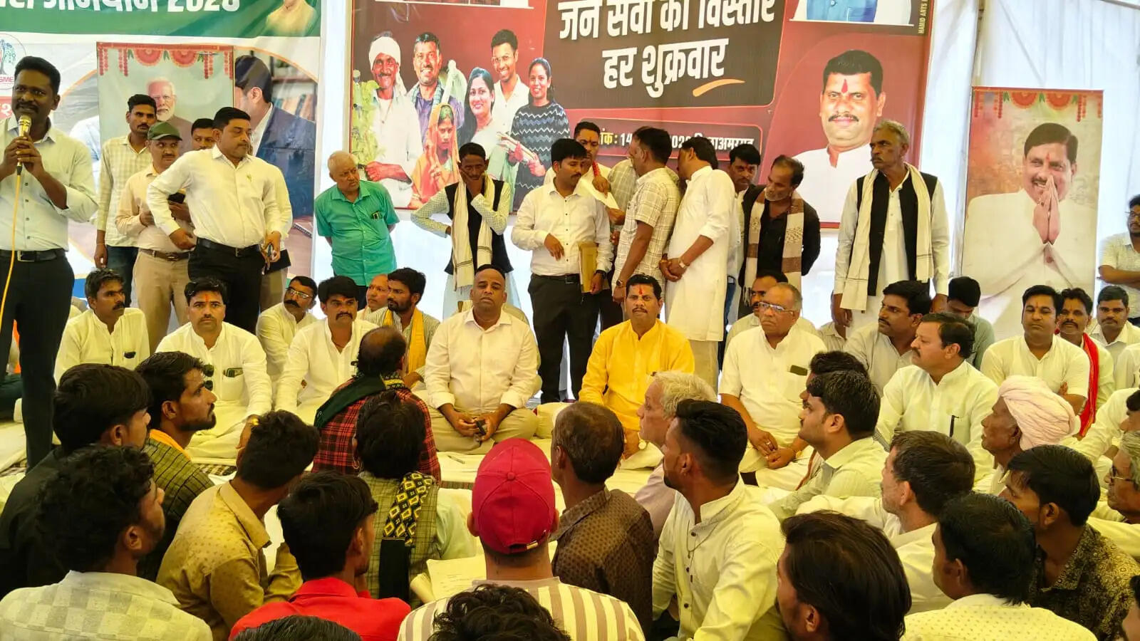 राजगढ़ः मुख्यमंत्री जनविश्वास अभियान के तहत दूसरा शिविर ग्राम किला अमरगढ़ में आयोजित
