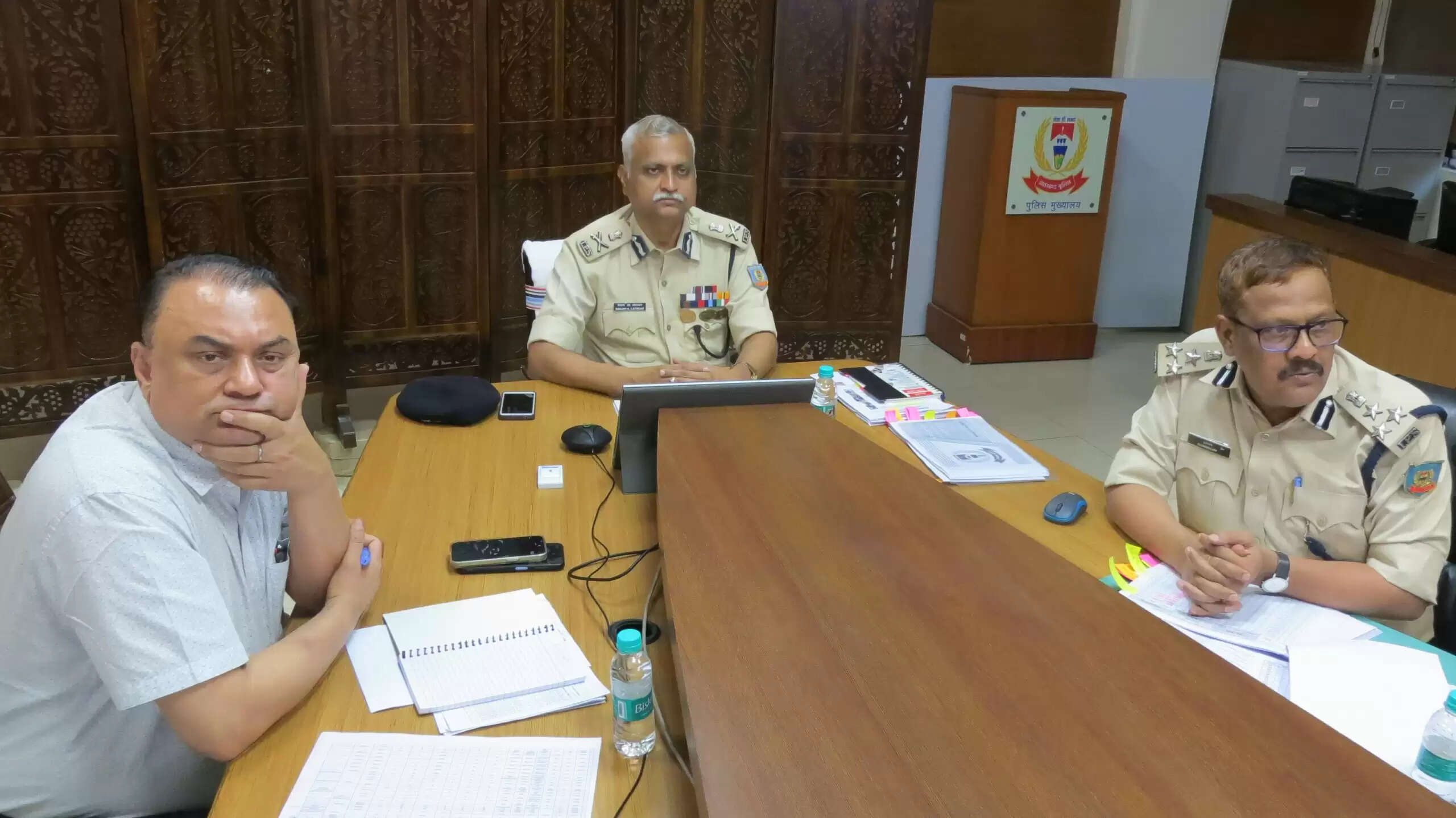 एडीजी अभियान ने की समीक्षा बैठक, दुर्घटनाओं में कमी लाने का दिया निर्देश