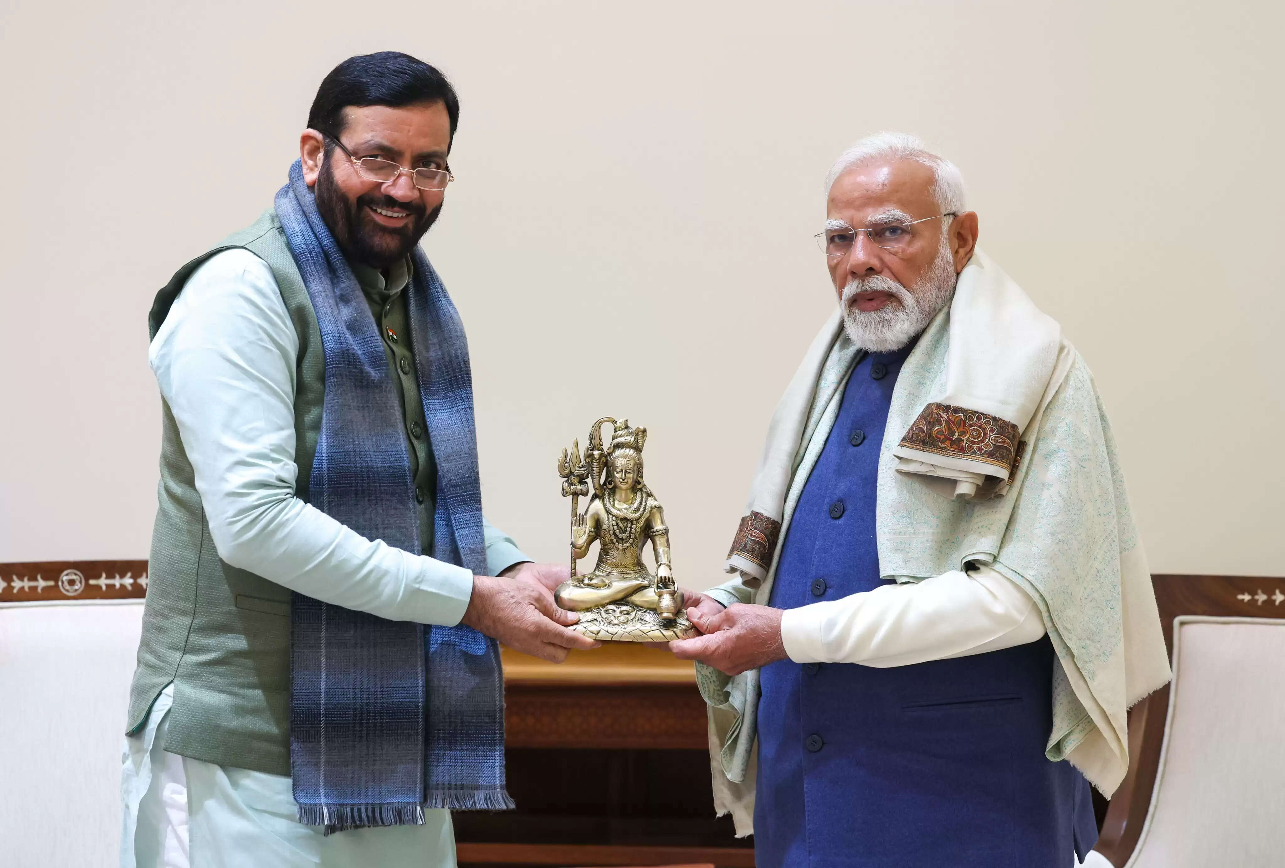 हरियाणा के मुख्यमंत्री ने प्रधानमंत्री से मुलाकात की