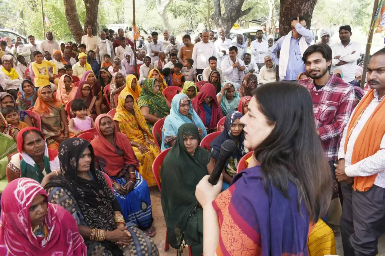 आपका एक वोट विकसित व सशक्त भारत का करेगा निर्माण : मेनका