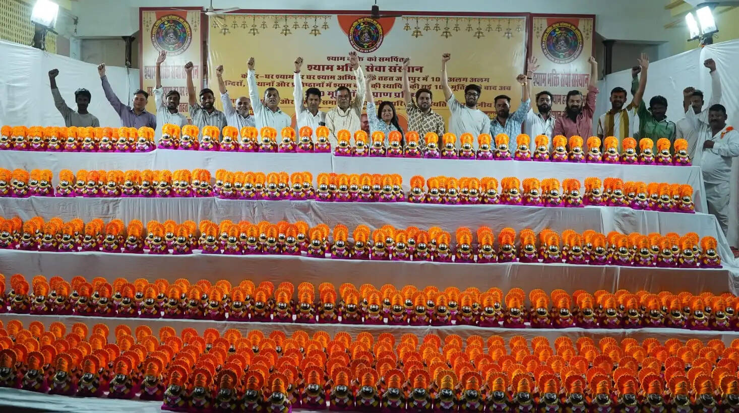 श्याम भक्ति सेवा संस्थान का श्याम बाबा की 500 मूर्तियों का श्रृंगार, वितरण गुरुवार को