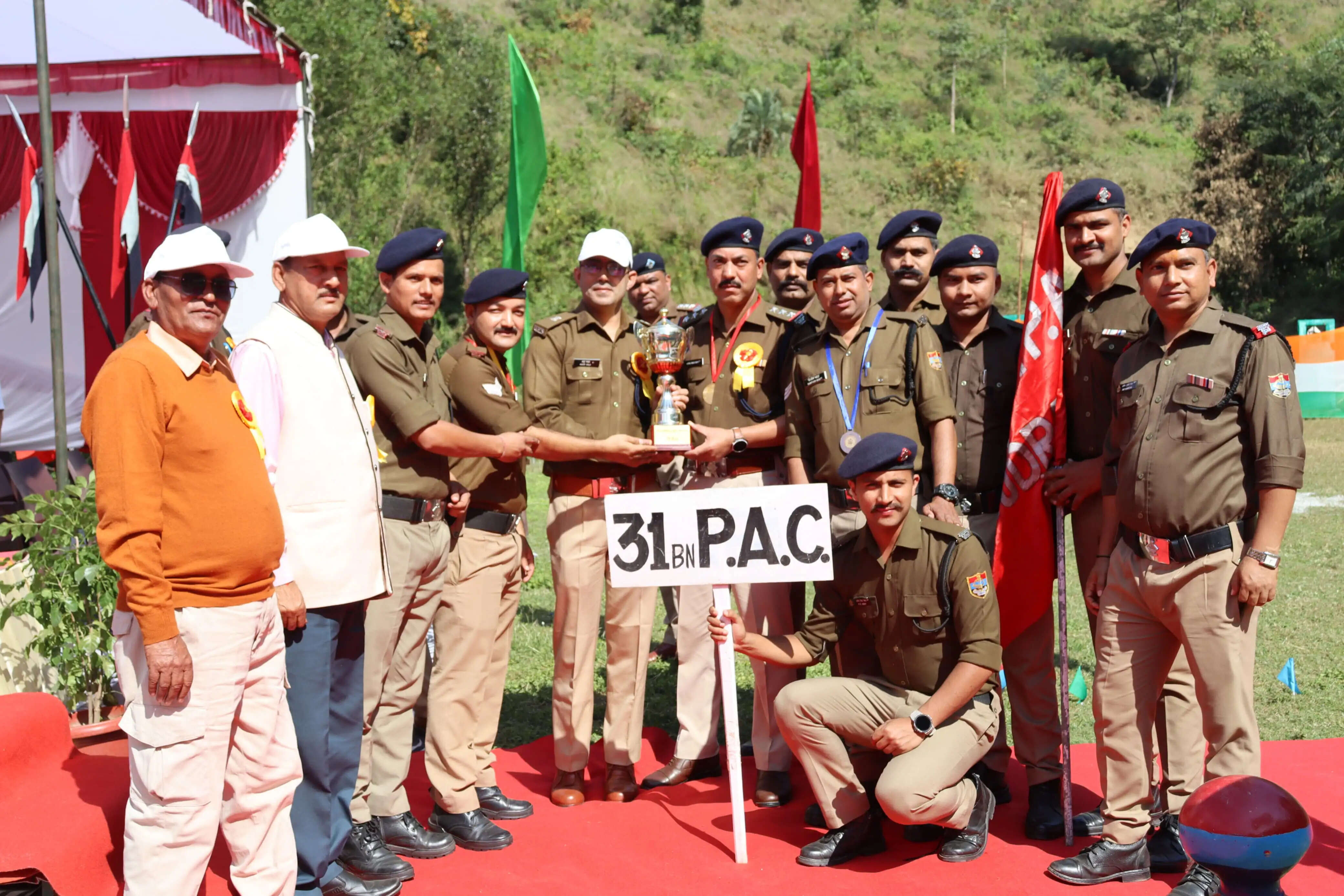 प्रादेशिक शूटिंग प्रतियोगिता मे 31वीं पीएसी बनी चैंपियन