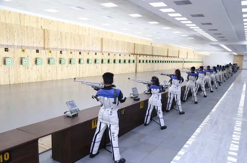 एशियन गेम्स 2026 से पहले भारतीय निशानेबाजी टीम का भोपाल में प्रशिक्षण